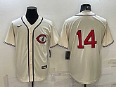 Men's Chicago Cubs #14 Ernie Banks 2022 Cream Field of Dreams Cool Base Stitched Baseball Jersey,baseball caps,new era cap wholesale,wholesale hats